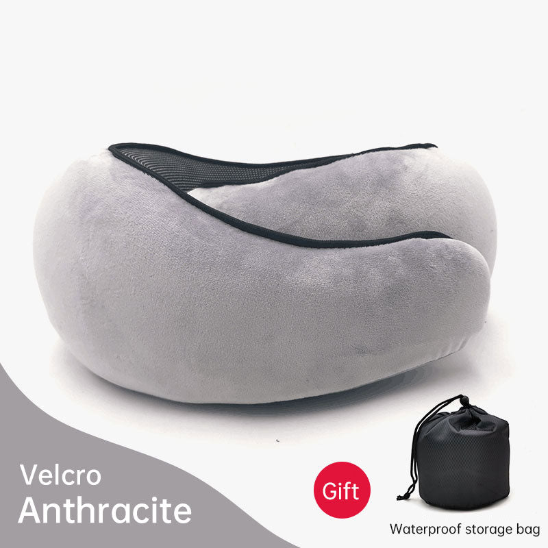 Memory Foam Neck Pillow Cervical Vertebra Travel Portable Noon Break Aircraft U Type Of Pillow Sleep Camping Pillow Carry Bag - V.I.P Digital Presence