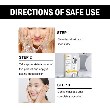 Super C Serum, Refresh The White Skin Hydrating Moisture Soft Delicate Skin Essence - V.I.P Digital Presence