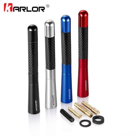 12cm Carbon Fiber Short Radio Antenna for Ford Focus Fiesta Peugeot Mazda Citroen Opel Astra Skoda Toyota Corolla Car Styling - V.I.P Digital Presence
