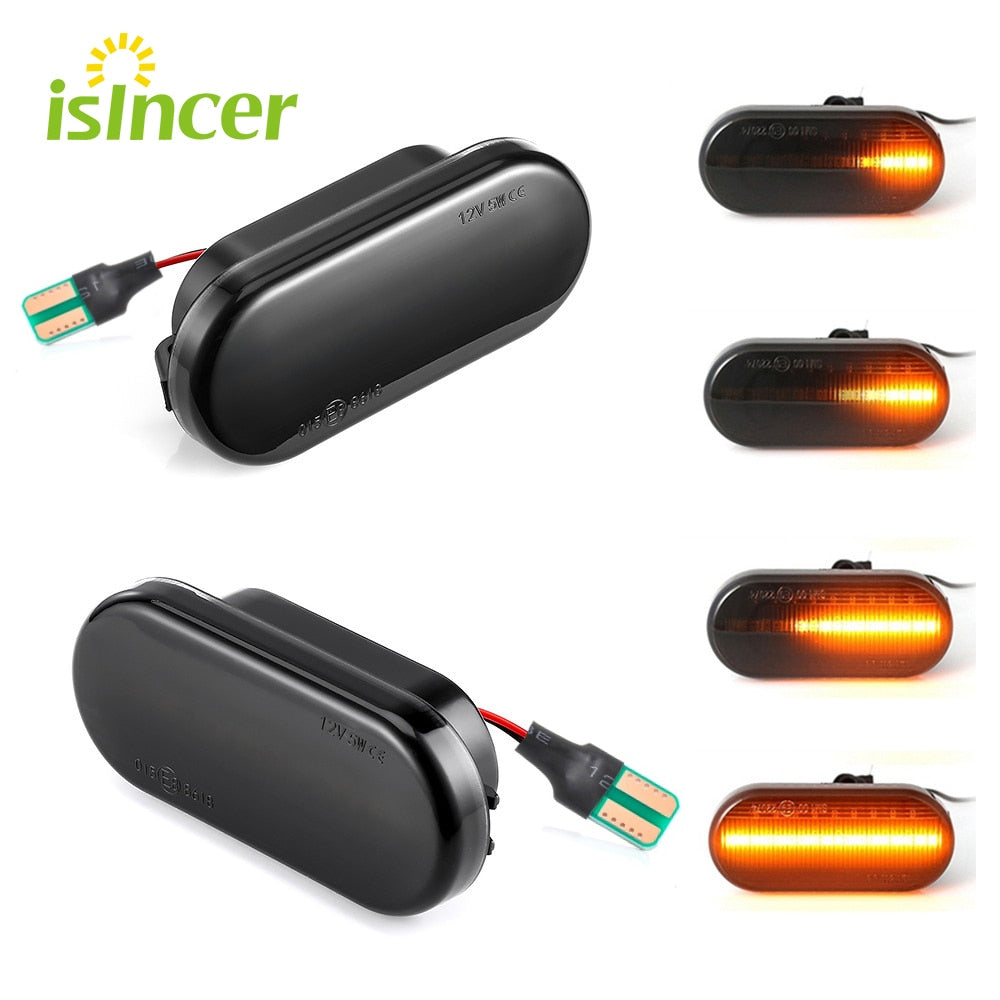 2pieces Led Dynamic Side Marker Turn Signal Light For Volkswagen VW Bora Golf 3 4 Passat 3BG Polo SB6 SEAT Ibiza Leon Skoda Ford - V.I.P Digital Presence