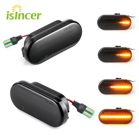 2pieces Led Dynamic Side Marker Turn Signal Light For Volkswagen VW Bora Golf 3 4 Passat 3BG Polo SB6 SEAT Ibiza Leon Skoda Ford - V.I.P Digital Presence