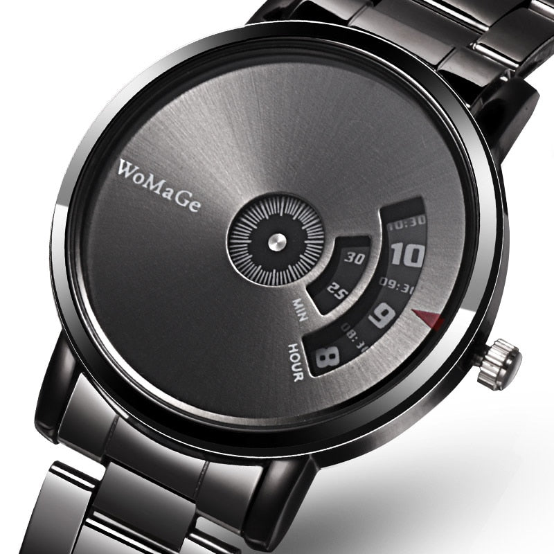 WoMaGe Fashion Watch Men Watches Stainless Steel Creative Men's Watches Male Wristwatch Luxury Mens Clock reloj mujer bayan saat - V.I.P Digital Presence
