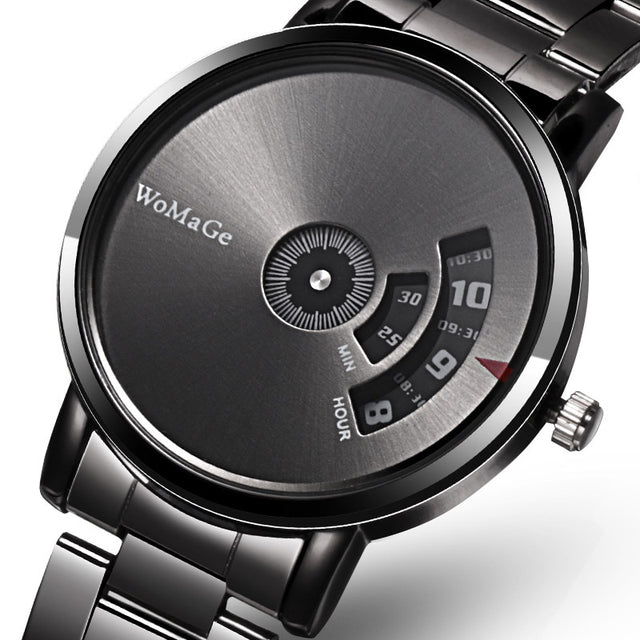 WoMaGe Fashion Watch Men Watches Stainless Steel Creative Men's Watches Male Wristwatch Luxury Mens Clock reloj mujer bayan saat - V.I.P Digital Presence