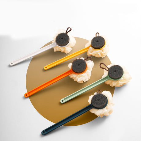 Japanese Style Bath Artifact Bath Towel Bath Brush Back Without Begging Long Handle Adult Soft Hair Bath Rub Back Brush - V.I.P Digital Presence