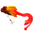 Palisandro Baby Rat Swimbait Bucktail - Muskie/Pike Lure, Hand - tied Deer Hair, Solid Body Fishing Rig - V.I.P Digital Presence