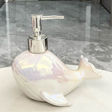 Creative Ceramic Whale Lotion Bottle Household Soap Bottle Shampoo Shower Gel Bottle Hand Sanitizer Bottles Bathroom Supplies - V.I.P Digital Presence