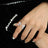 Titanium Steel Butterfly Open Ring - V.I.P Digital Presence