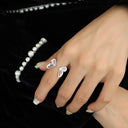 Titanium Steel Butterfly Open Ring - V.I.P Digital Presence