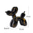 New black and white plaid balloon dog ornaments creative TV cabinet wine cabinet living room porch resin crafts - V.I.P Digital Presence