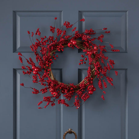 23.5" WP MIXED BERRY WREATH - V.I.P Digital Presence