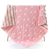 110*110cm Parent-child Baby Summer Bedding Sofa Quilt 100% Cotton Baby Blanket Child Quilt 6 Layers Muslin Swaddle for Newborns - V.I.P Digital Presence