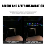 10 in 1 Car LED Acrylic Light Strip RGB Symphony Auto Interior Strip Lights Remote/APP Control Decorative Atmosphere Lamp - V.I.P Digital Presence