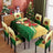 Christmas printed tablecloth, chair cover, waterproof, oil resistant, festive decoration, dining table cloth, chair cover, universal household use - V.I.P Digital Presence