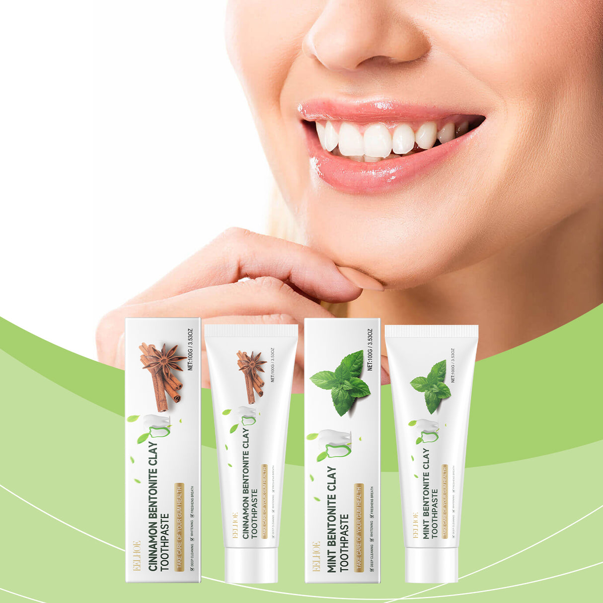 Volcanic Ash Tooth Cleaning Toothpaste Improves Yellow Teeth And Gently Cleans Tooth Dirt Daily Care Toothpaste - V.I.P Digital Presence