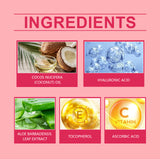 Esencia de vitamina C, hidratante e iluminadora, translúcida, reparadora e hidratante, refrescante y no pegajosa.