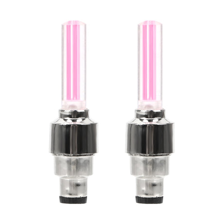 FORAUTO 2PCS Car Wheel LED Light Motocycle Bike Light Tire Valve Cap Decorative Lantern Tire Valve Cap Flash Spoke Neon Lamp - V.I.P Digital Presence
