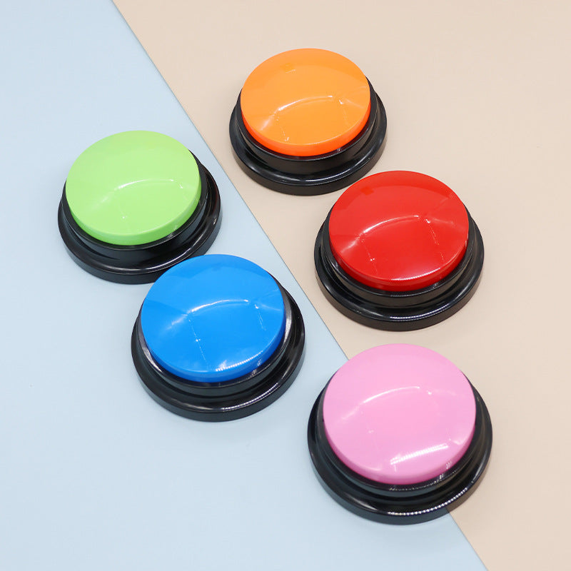 Dog Talking Button Pet Communication Key Sound Maker Cat Bell Toy Supplies Voice Recording Training Device - V.I.P Digital Presence