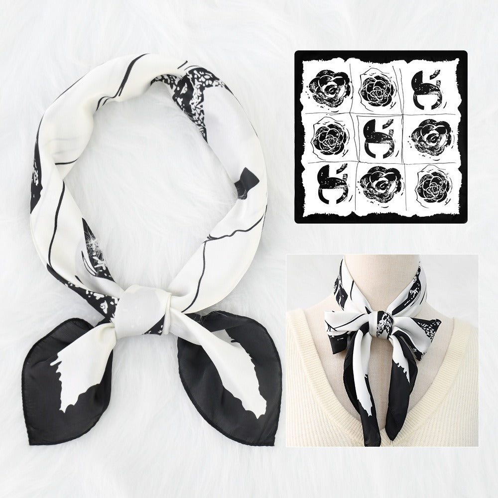 Silk Scarf Women's Sunscreen Beach Imitation Silk Versatile Silk Scarf Neckband - V.I.P Digital Presence