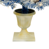 A set of 4 artificial Christmas trees, including flower garlands, flower garlands, and 2 entrance trees, equipped with LED light - V.I.P Digital Presence