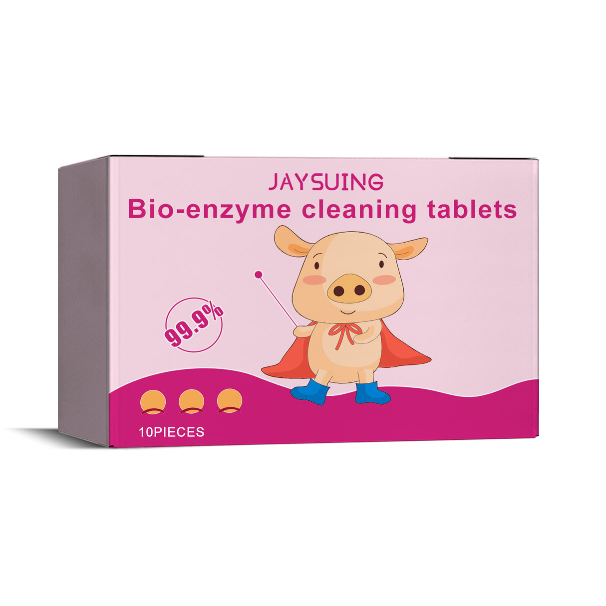 Bioenzyme Explosion Salt Effervescent Tablets, Cleaning Clothing Yellow Stubborn Stains Coffee Stains Cleaning Tablets - V.I.P Digital Presence