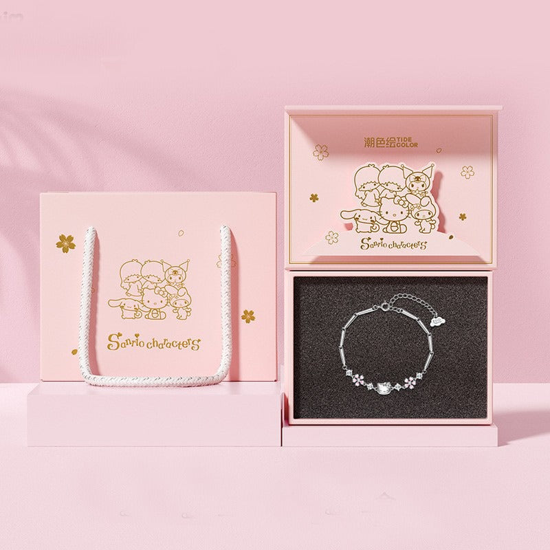 Sakura Hello Kitty Bracelet Women's HelloKitty Simple and Versatile Flower - V.I.P Digital Presence