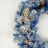 A set of 4 artificial Christmas trees, including flower garlands, flower garlands, and 2 entrance trees, equipped with LED light - V.I.P Digital Presence