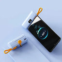 Mini banco de energía de 30000Mah, cable inalámbrico, Powerbank con pantalla digital, batería externa, cargador portátil para Iphone, Samsung, Xiaomi