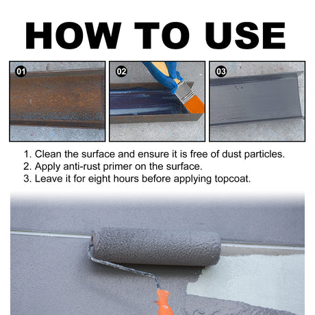 Rust Conversion Primer, Iron Door Metal Gear Bracket Rust Stair Handrail Corrosion Remover - V.I.P Digital Presence