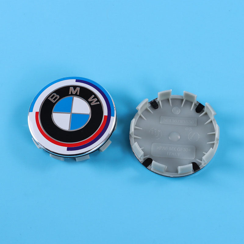 Suitable for BMW front and rear standard wheel hub covers 56/68mm 3 Series 5 Series X1X5X6M logo co branded center cover logo - V.I.P Digital Presence