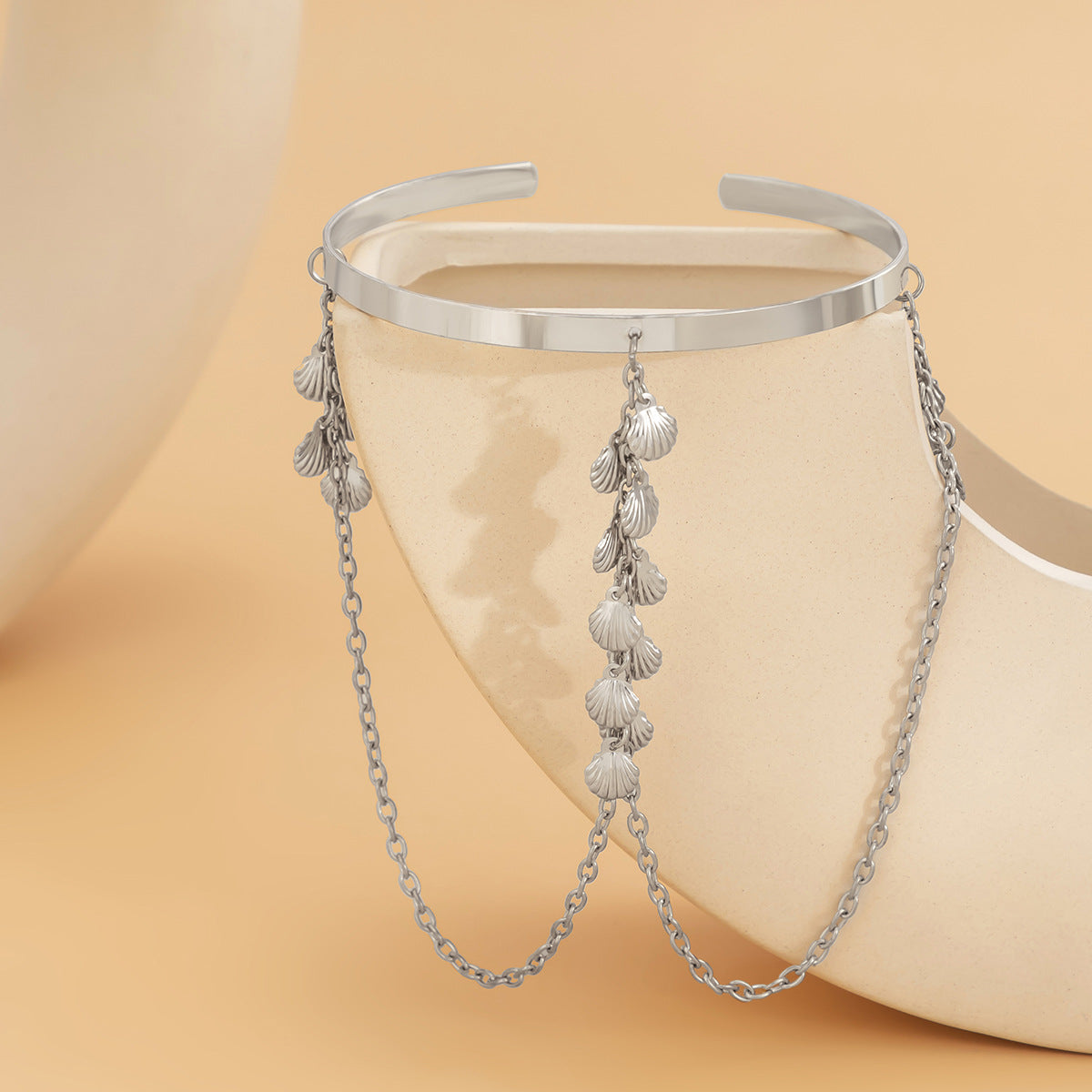 Ethnic style, personalized metal iron chain, arm chain, niche, simple, open-ended arm bracelet, arm ring, female - V.I.P Digital Presence