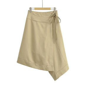Summer New  Style Women's Fashionable Elegant Wrap Skirt with Mid-Waist and Midi Length - V.I.P Digital Presence