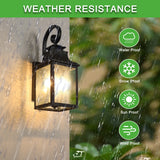Large Outdoor Wall Lamps With Glass - V.I.P Digital Presence