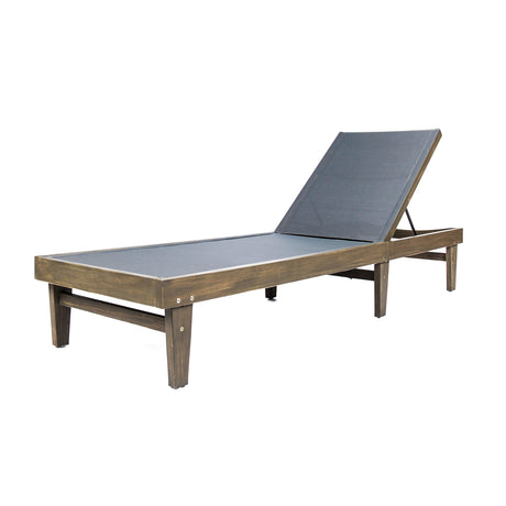 SUMMERLAND CHAISE LOUNGE - DARK GREY MESH - V.I.P Digital Presence