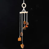 Natural crystal raw stone wind chime paper box set handmade DIY weaving home decoration car interior pendant - V.I.P Digital Presence