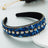 Fashion Design Colorful Turquoise Set Diamond Wide Edge Fabric Candy Color Headband Versatile Headwear - V.I.P Digital Presence