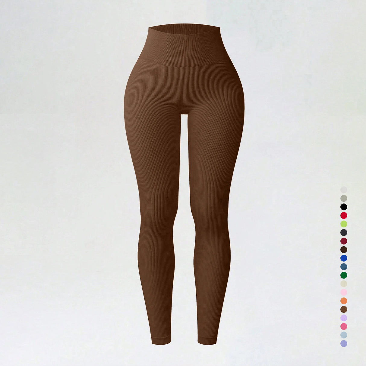 Threaded autumn and winter yoga pants seamless fitness pants high waisted sports yoga clothes leggings - V.I.P Digital Presence