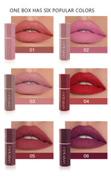 HANDAIYAN Matte Lipstick Gift Box Set of 6 Non-stick Cup Lipstick Lipstick - V.I.P Digital Presence