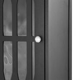 Tall Bathroom Cabinet, Freestanding Storage Cabinet with Drawer and Doors, MDF Board, Acrylic Door, Adjustable Shelf, Black - V.I.P Digital Presence
