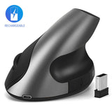 Ergonomic Optoelectronic Silent Charging 2.4G Wireless Mouse Vertical and Handheld - V.I.P Digital Presence