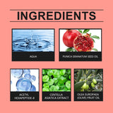 Esencia facial voluminizadora, hidratante y reparadora, con Q10 restaurador y nutritivo, para el cuidado diario.