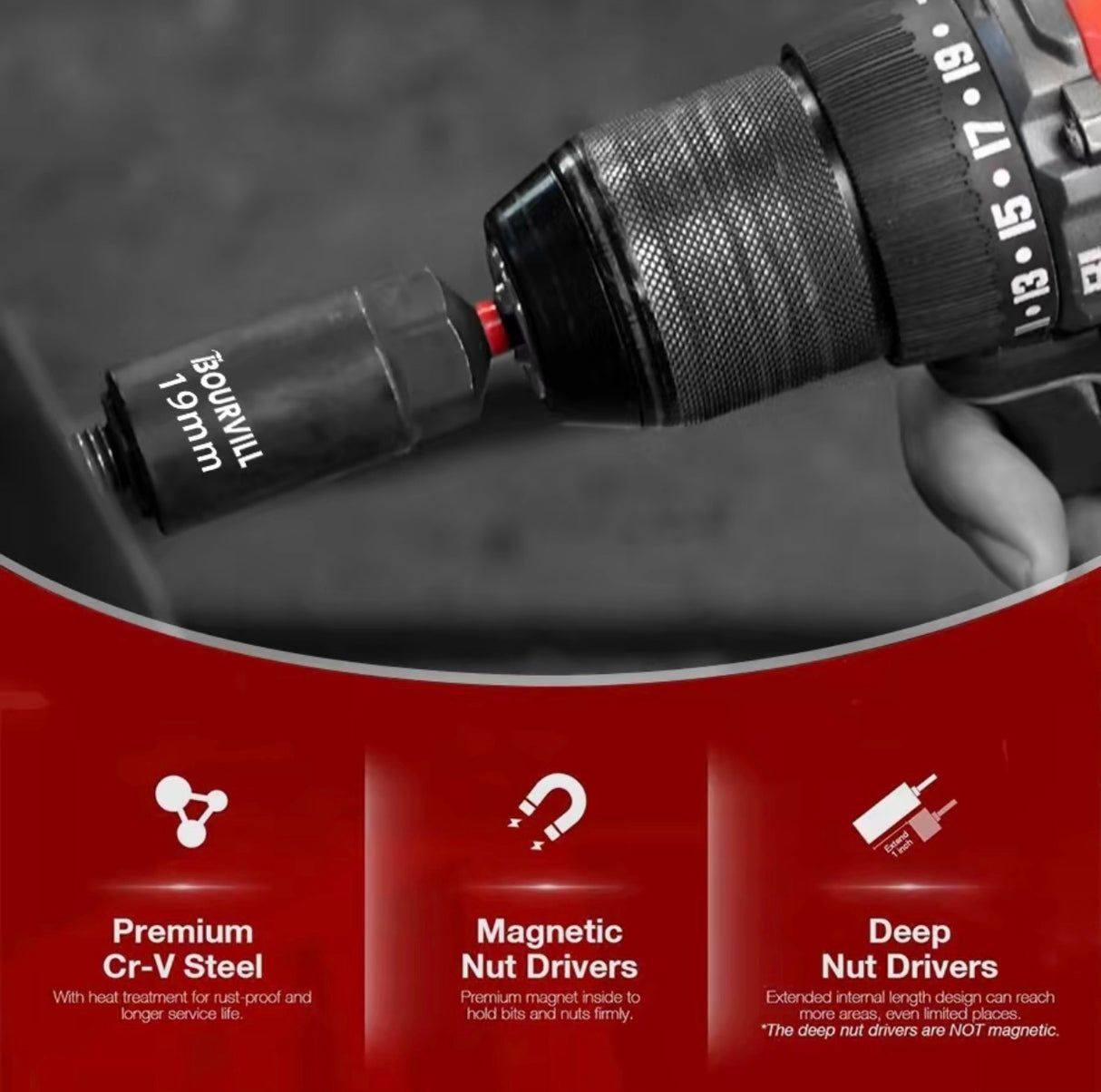 MagniDrive 55PC Nut Driver Set