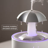 Rotating umbrella water droplet humidifier household heavy fog desktop rainbow lights remote control aromatherapy machine - V.I.P Digital Presence