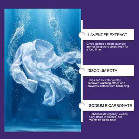 Laundry Detergent Gently Cleans Clothes Decontamination Long-Lasting Fragrance Cleaning Laundry Bubble Paper - V.I.P Digital Presence