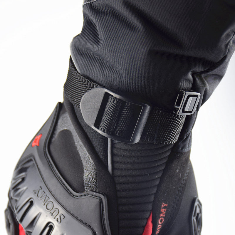 Motorcycle waterproof, windproof, warm winter touch-screen motorcycle riding gloves hand guards anti-fall thick long gloves - V.I.P Digital Presence