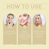Crema hidratante facial, iluminadora, reafirmante, suavizante y nutritiva para la piel del rostro.