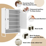 Shoe Cabinet with Doors, 6-Tier Shoe Storage Cabinet with Adjustable Shelves, Wooden Shoes Rack Shoe Storage Organizer - V.I.P Digital Presence
