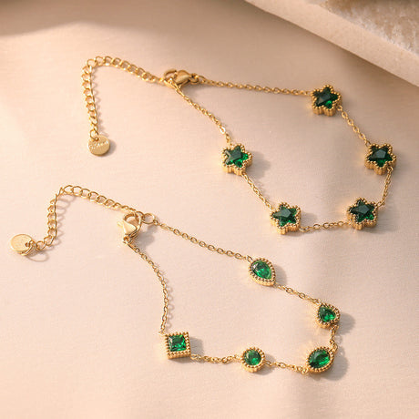 Zircon titanium steel bracelet for women niche exquisite versatile and colorfast jewelry - V.I.P Digital Presence