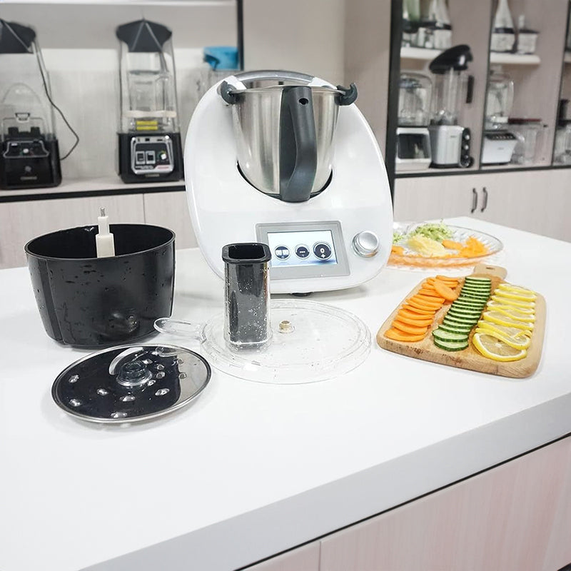 Thermomix TM6 & TM5 Accessory: Vegetable Cheese Cutter for radish, sweet potato slicing, fits food processor container. - V.I.P Digital Presence
