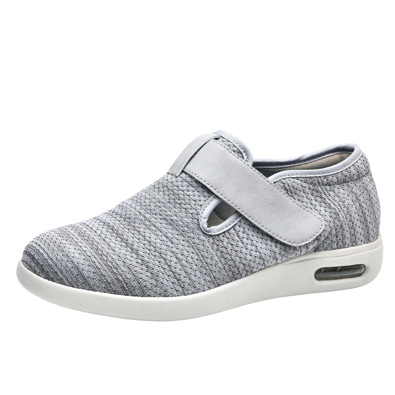 Summer and autumn styles with added fat and widened elderly shoes healthy walking and casual shoes for women easy to put on and take off adjustable shoes - V.I.P Digital Presence