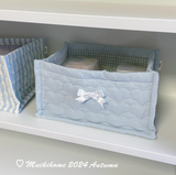Quilted ins storage basket desktop good item storage cute storage frame - V.I.P Digital Presence